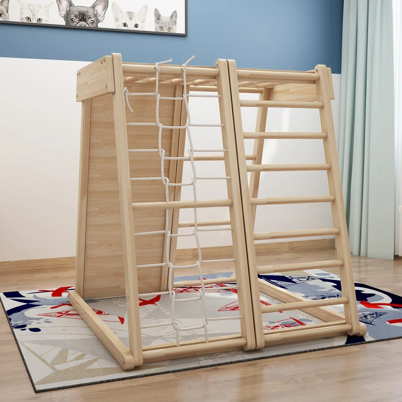 Wooden balance board indoor toy training kindergarten outdoor toys climbing frame