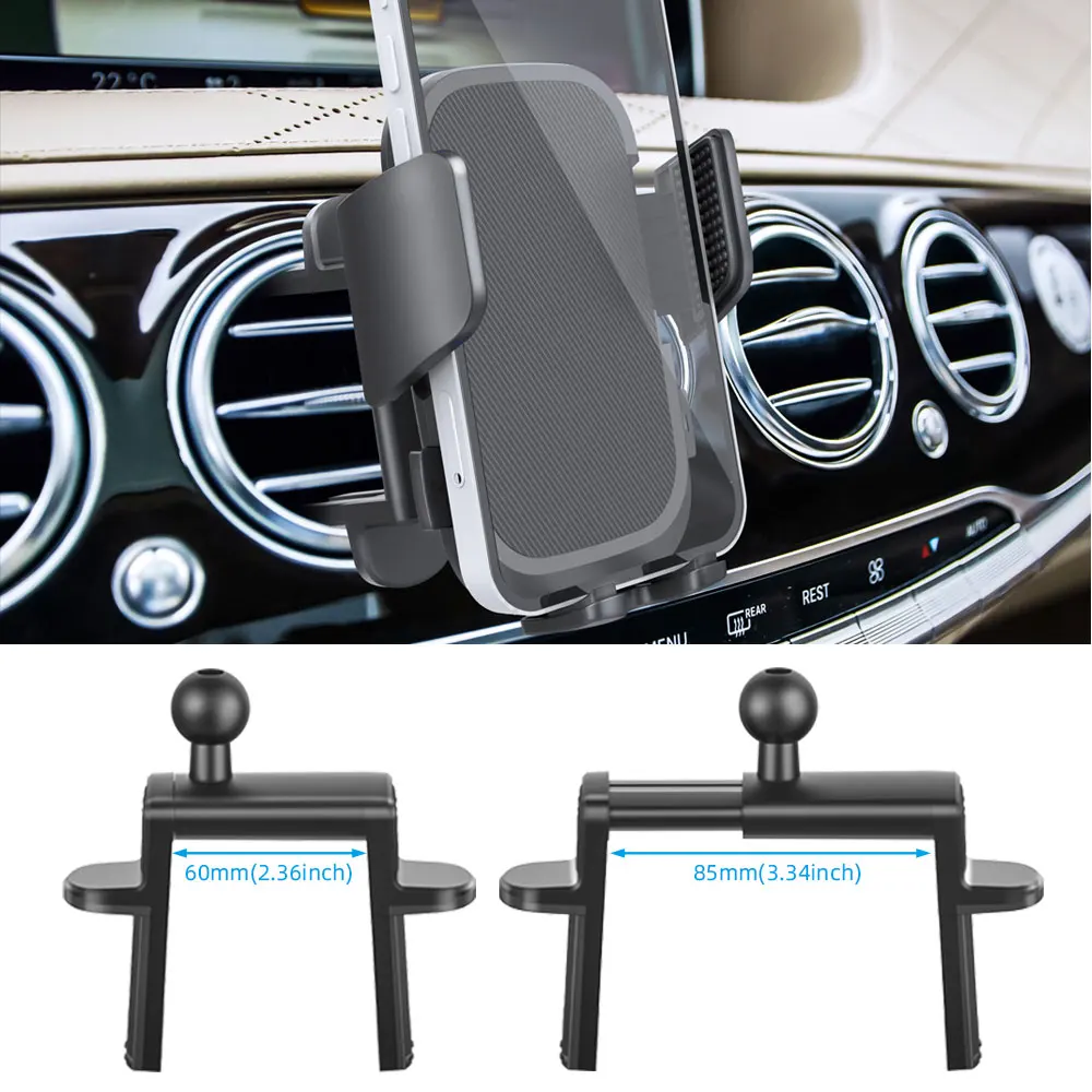 Newest Design Round AC Air Vent Car Phone Holder Flexible Car Mount Mobile Phone Stand For Car Holder
