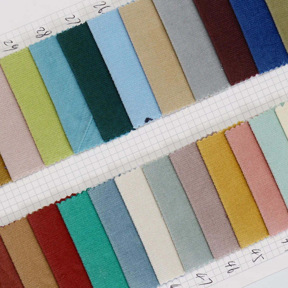 
Wholesale thin cotton spandex 28 wales corduroy fabric for clothing 