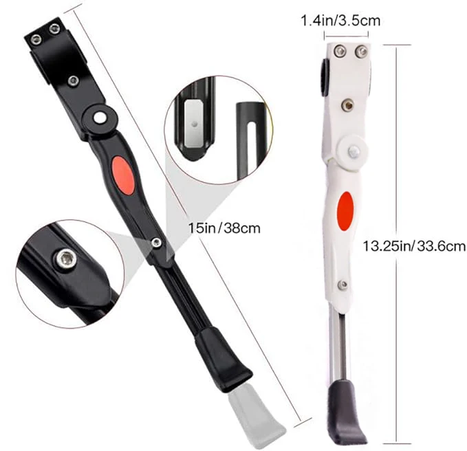 Adjustable Bike Kickstand Aluminum Rear Side Bicycle Stand for Bike 22-27.5