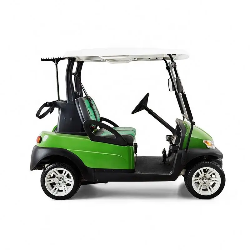 brand new sporty green 48V battery powered electric golf buggy electric cart mini cart