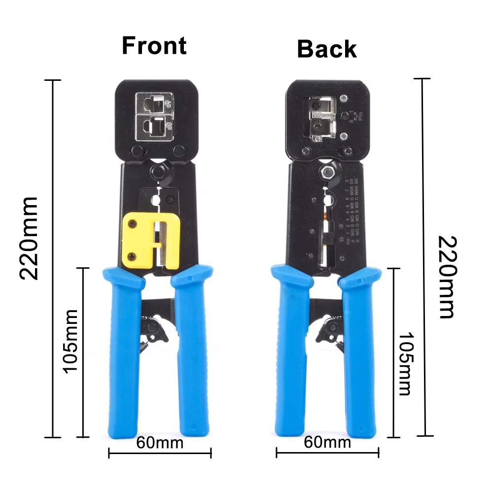 rj45 Crimper Modular Wire Muitl Purpose HT-268R Network Cable Crimp Tool