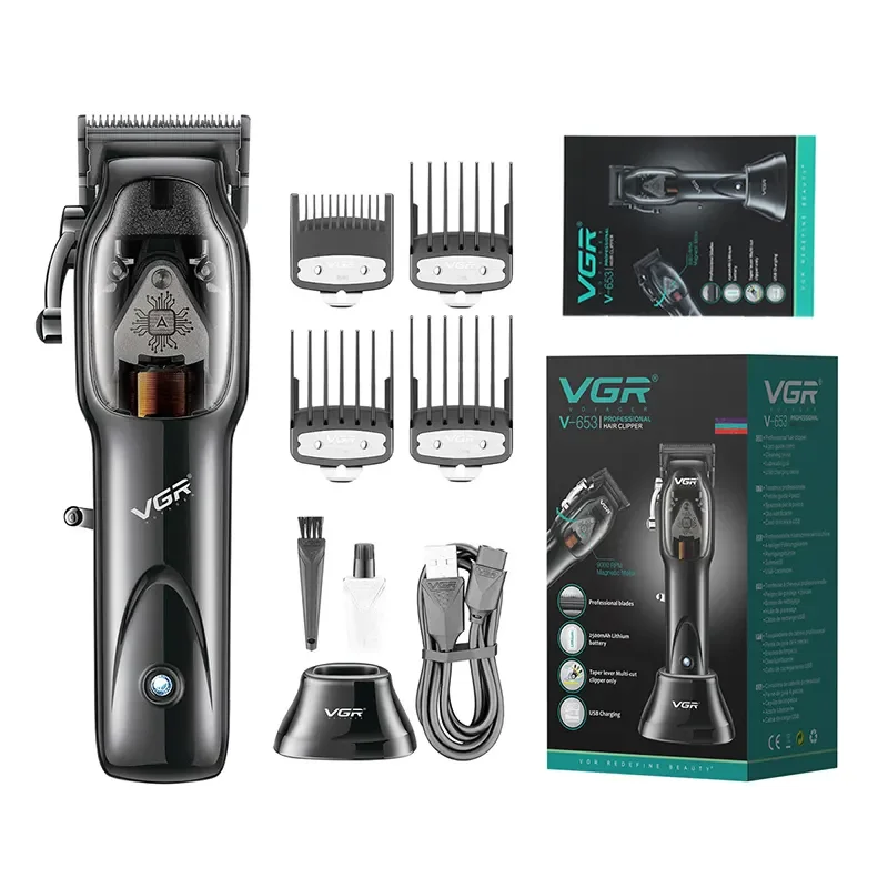 Вгр V-653 Maquina De Cortar Pelo Profesional Парикмахерская машинки для стрижки профессиональная машинка волос мужчин