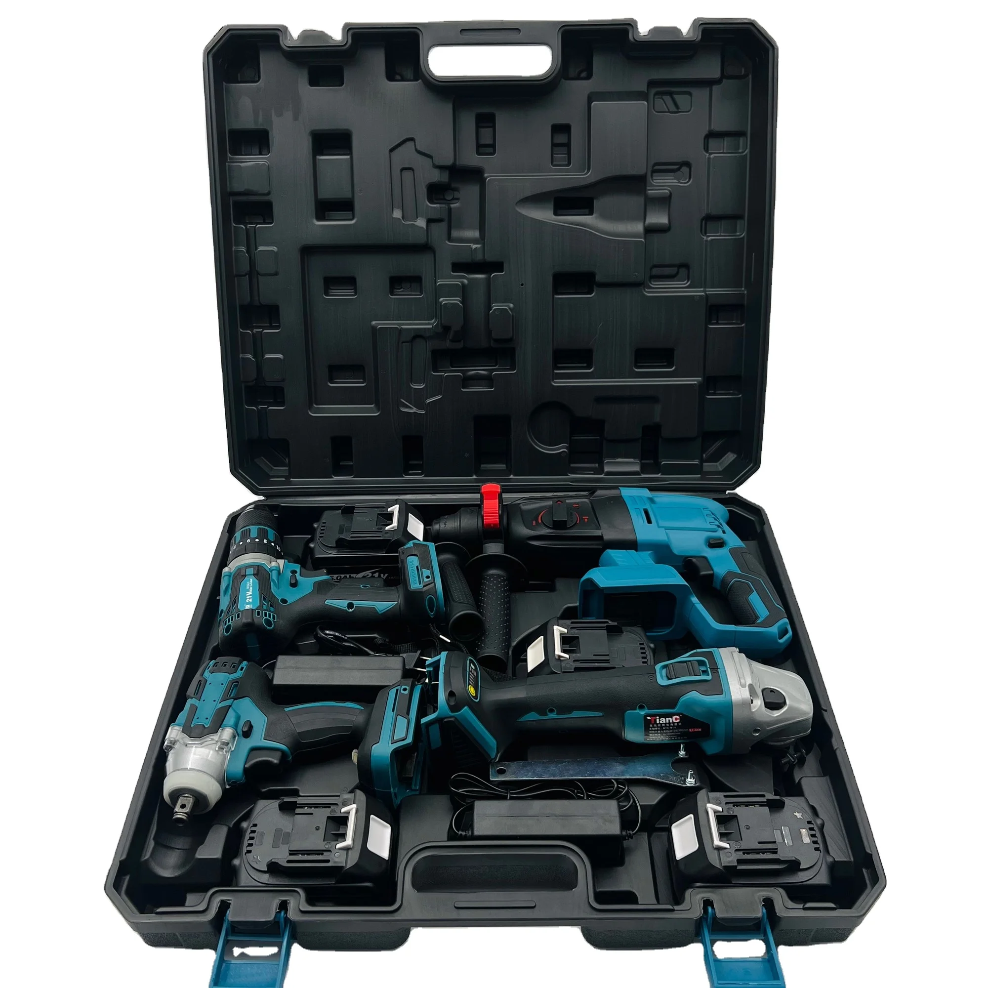 wholesale 21V  portable brushless cordless drill, lithium battery power tool kit