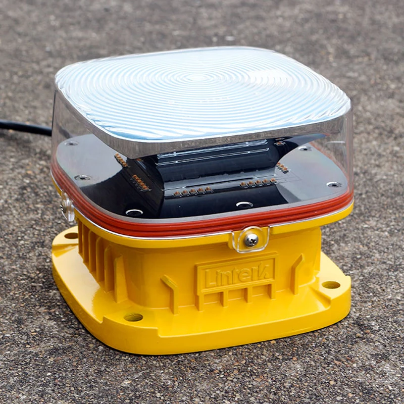 ICAO FAA Low price Solar LED aviation beacon light/tower blinking lamps/aircraft warning lamps singapore for wholesale