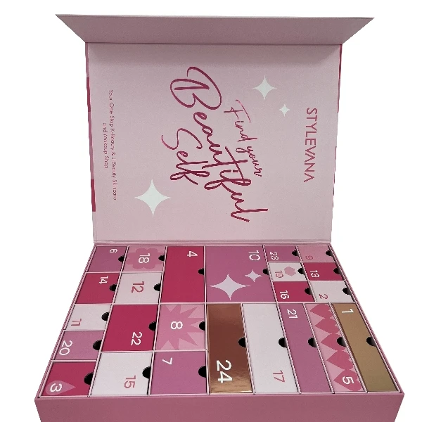 Custom advent calendar box 10 days advent calendar jewelry box. advent calendar empty box