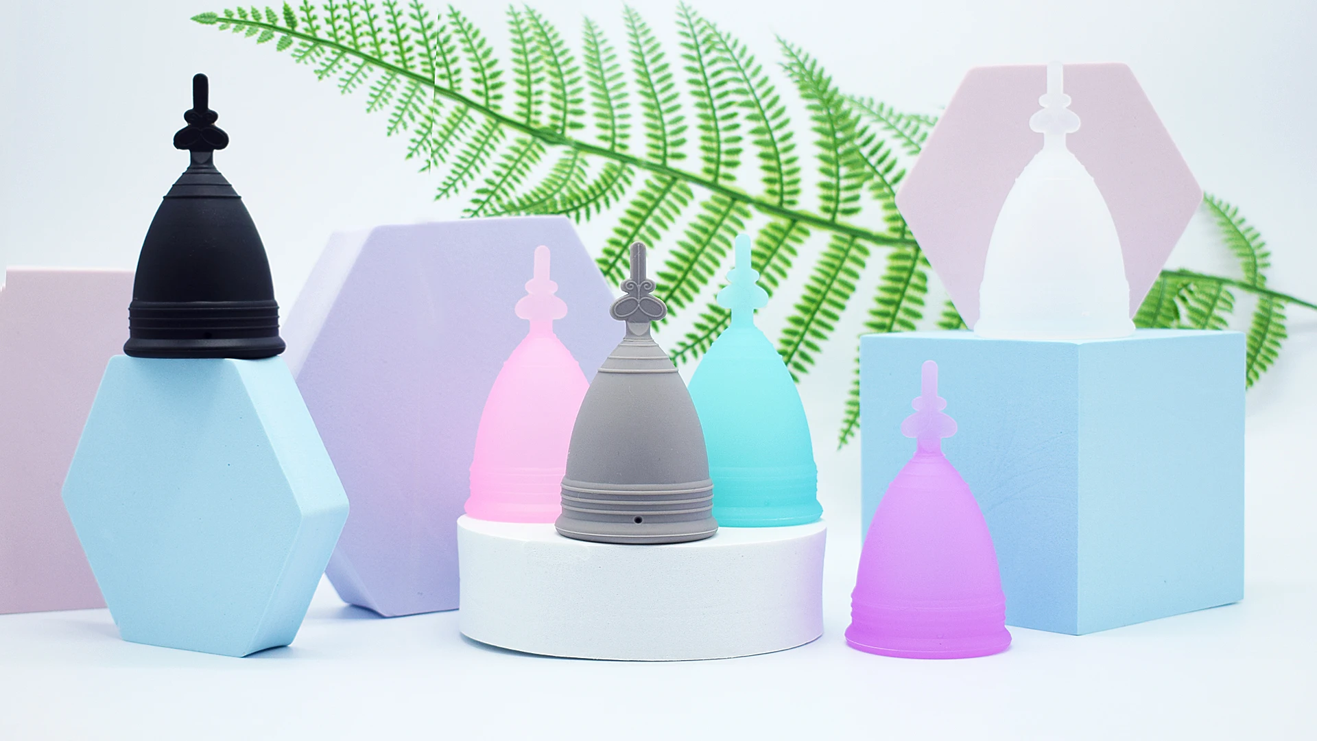 
Low Price Alternative Tampons Medical Female Cup Set - Silicone Reusable Copa Menstrual Period Cup - Sterilized Cup 