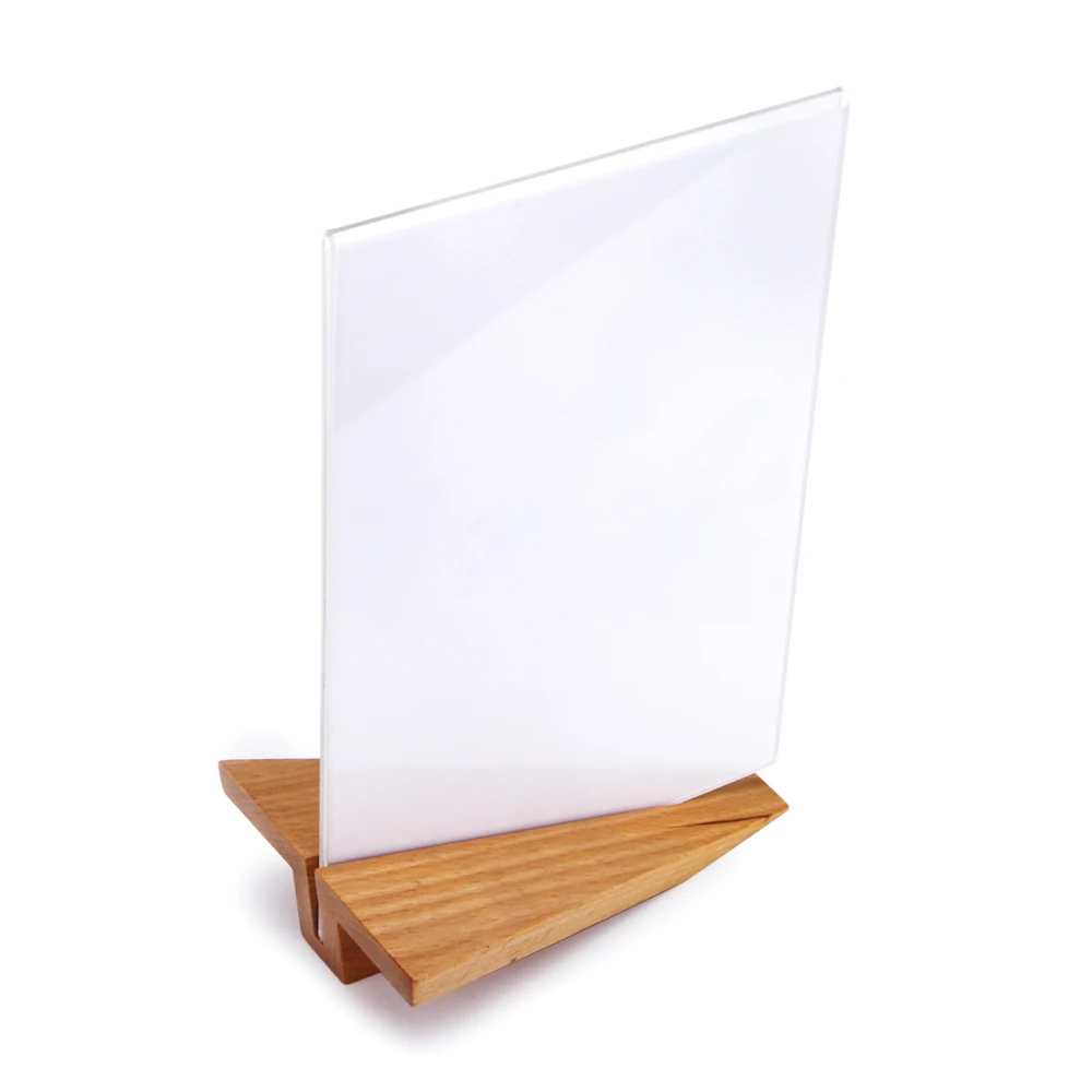 
Customizable Modern Acrylic Magnetic Natural Wooden Photo Frame 