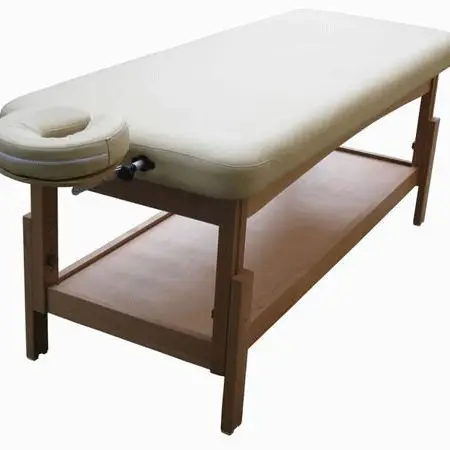 Better Factory Sale Solid Wood Beauty Salon Thai Massage Tattoo Spa Physiotherapy Cosmetic Eyelash Facial Treatment Bed Table