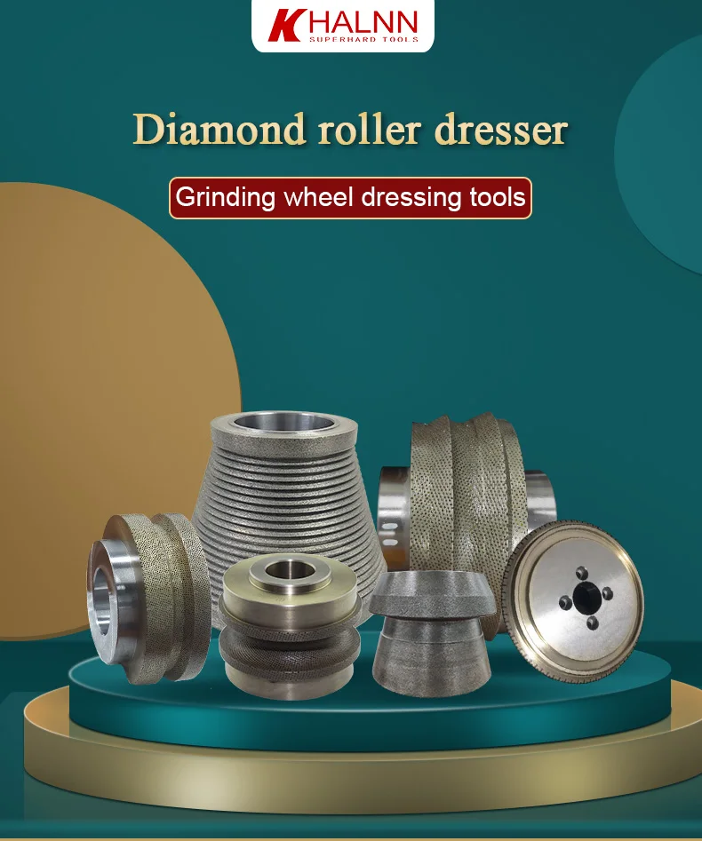 USA Switzerland Germany France cnc dressing disc rotary  diamond roller dresser