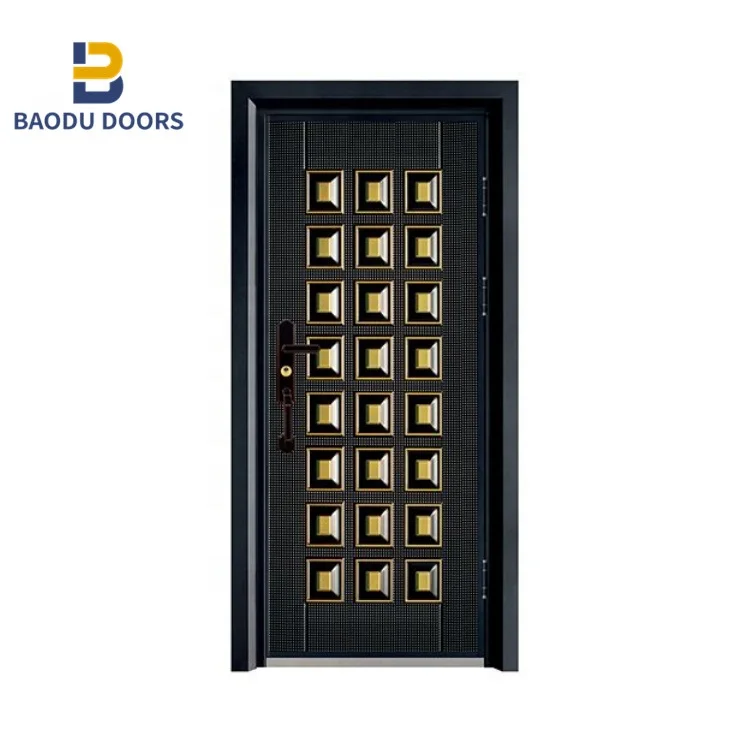BOWDEU DOORS German security steeo doors for houses exterior Luxury design high quality security exterior steel door