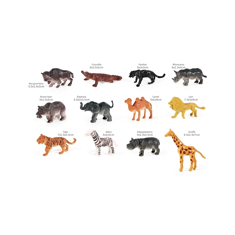 5CM Rubber PVC Desert Animals Series 3D Simulated Orange Color Mini Plastic Camel Toy For Boys & Girls