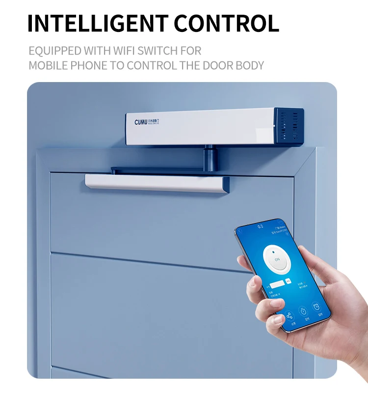 2024 New Type CMD-100 Germany Technology High Efficiency DC Brushless Motor Easy Installation Automatic Sensor Swing Door Opener