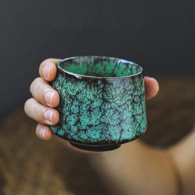 High- end Special Unique Ceramic Coffee Cup Porcelain Cup Mug for Wholesale Reactive Glazed Mug and Cup