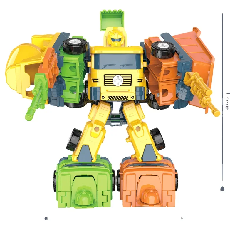 3 in 1 engineering vehicle deformation mecha screw assembly toy Christmas Present