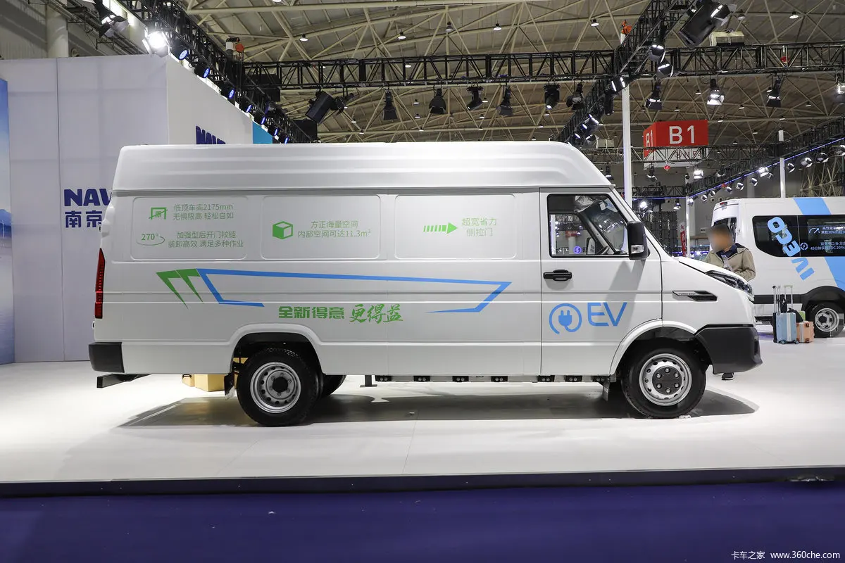 2024 Hot sell New energy vehicles nanjing Ivecos new daily pure electric van LHD RHD EV VAN 4.3T 5.995M 61.56Kwh cargo truck