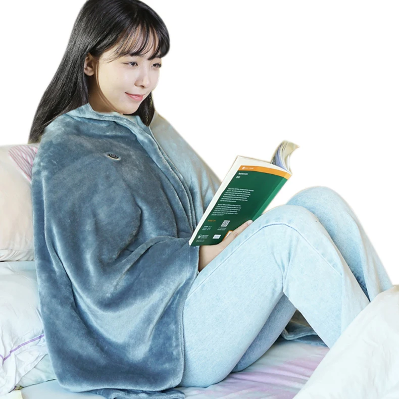 Super Cozy Flannel 3 Heating Levels 8 Timer Settings Heated Blanket Electric Blanket Throw Couverture chauffante electrique