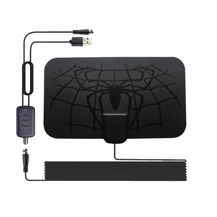 Tv Antenna Amplifier Signal Booster Hd Tv Antenna with Amplifier Signal Round Tv Antenna Hot Sale Indoor Linear 28 Dbi