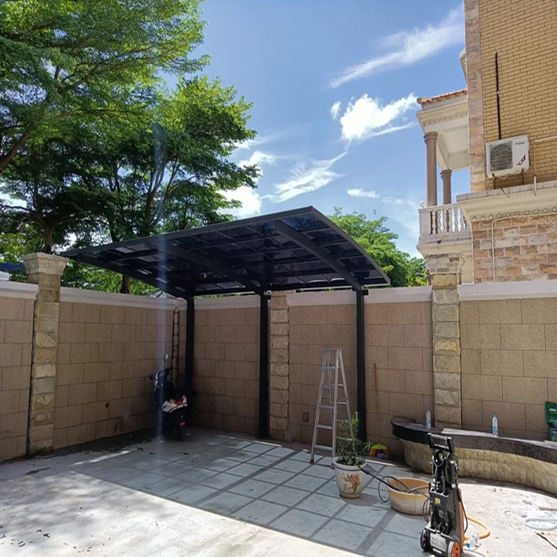 HB PC Sheet Roofing Car Cover Shed Shelter uv coated garden garage shed storage cantilever carport shelter tent portable