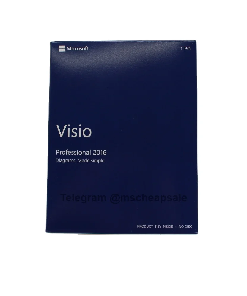Microsoft Visio 2016 Retail Box Genuine  Original