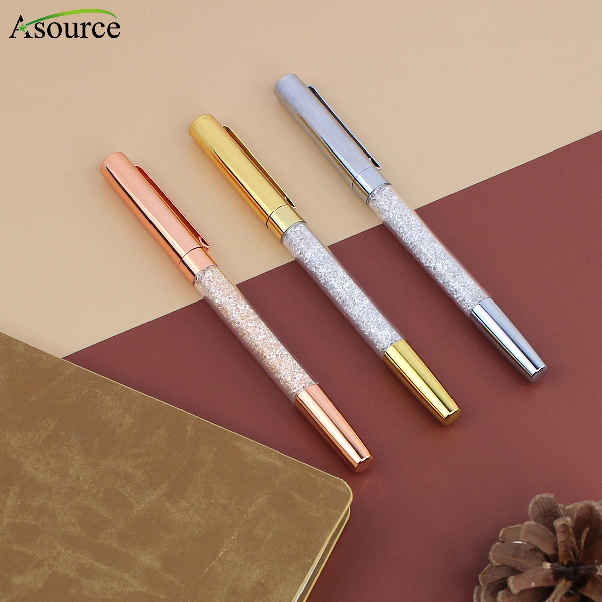 Crystal Filled Gel Pen Luxury Pen For Gift