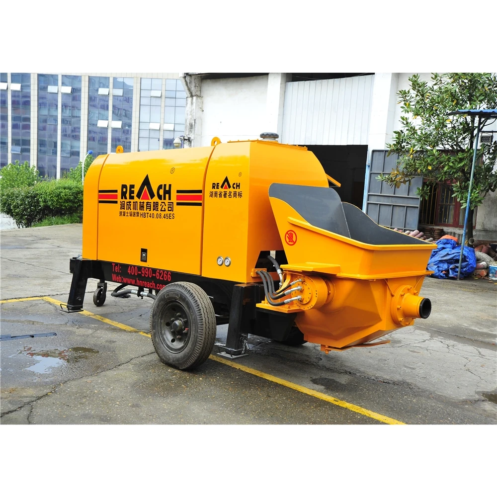 
ationary Trailer Small Mobile 40 Cubic Meters Per Hour Concrete Line Pumps 