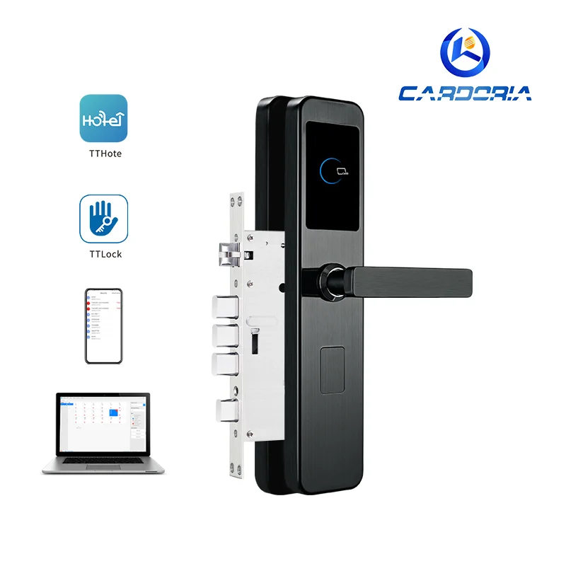 Высокобезопасное приложение Tttlock новый дизайн безопасная нержавеющая сталь 6068 дверная ручка умный замок без ключа