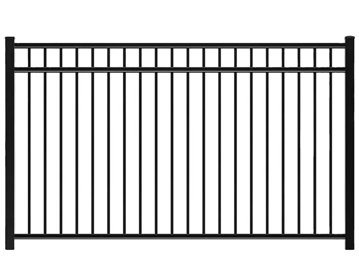 High Quality Metal Fences Panels Garden Buildings Tubular Fence Black Metal Picket Iron Fence Wrought Sent from China