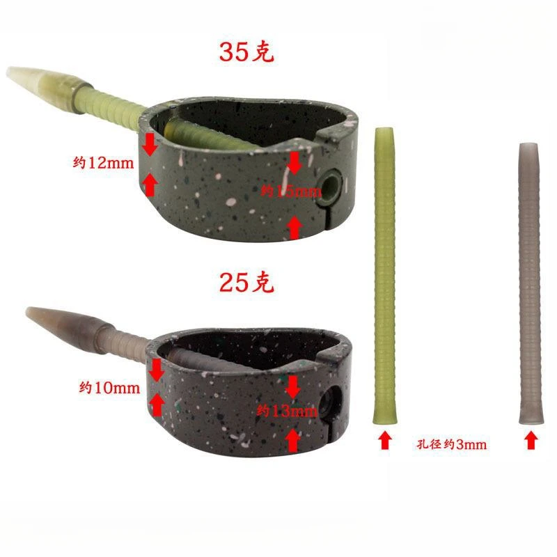 OEM 25g 35g Carp Fishing Feeder Durable Quick Release In-Line Flat Method Feeder and Bait for Carp Tackle  Accessories