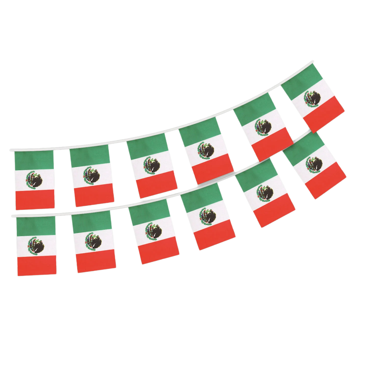 Hot Sale Mexican Pennant Flag Custom Mexico Bunting Flags Mexico Flag For Party Decorated