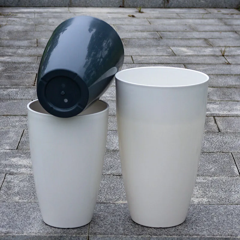 Thickened High-Grade Resin Large Plastic Imitation Ceramics Large Diameter Super Flower Pots