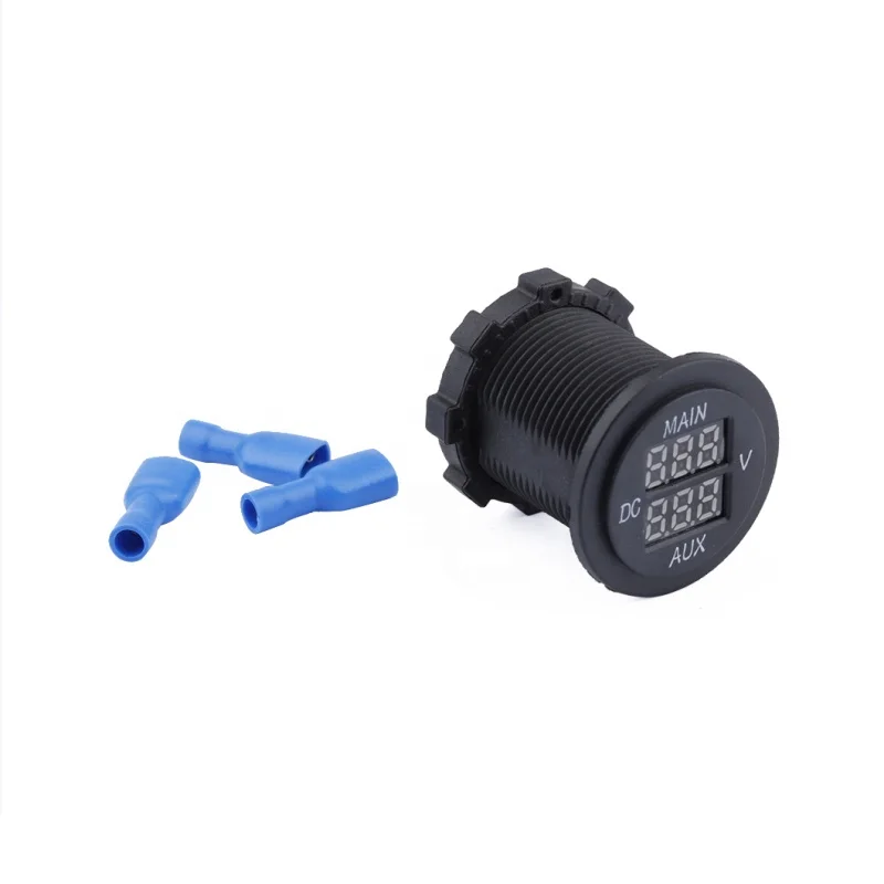 WELFNOBL Wholesale Hot selling High-Quality DS3V010 Waterproof Double Multicolor LED Display Dual Digital Voltmeter