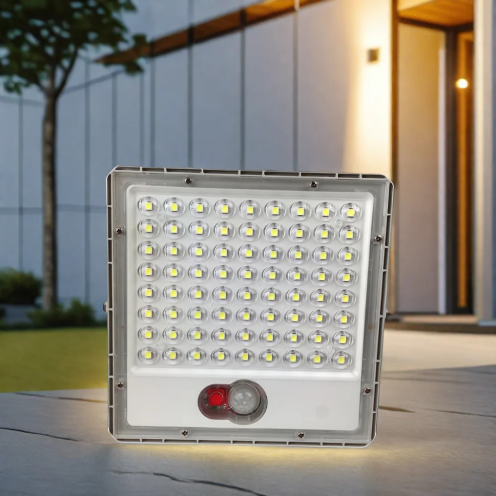 LED Solar Street Light 3 Mode PIR Motion Sensor Induction Wall Lamp Outdoor Garden Wireless Remote Control Floodlight