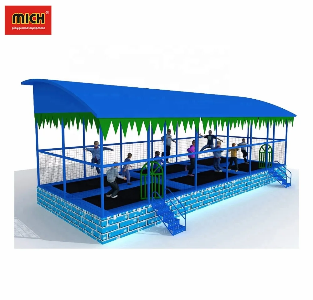Customized Trampoline With Tent For Outdoor