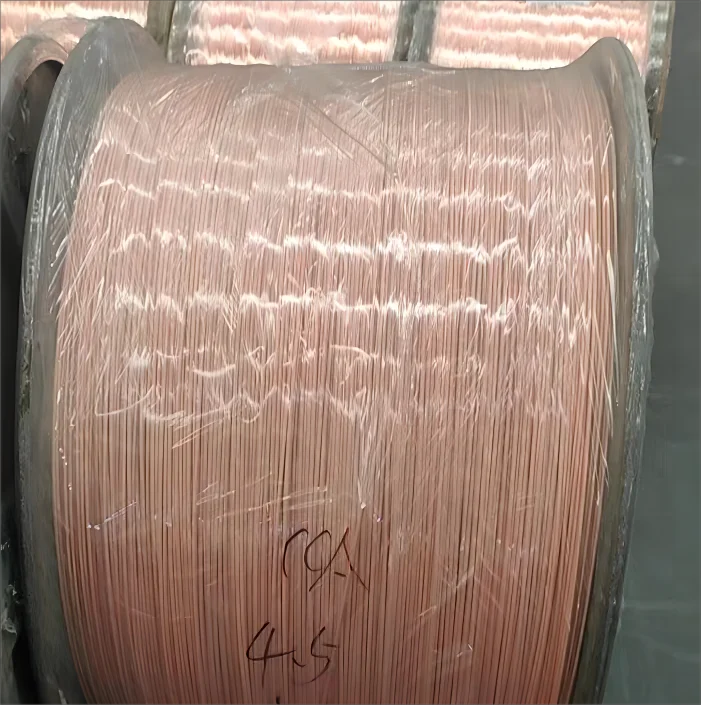 jayuan New Design Supplier CCA Cable Wire Electrical Chinese Bare Copper Clad Aluminum Power Cable Solid