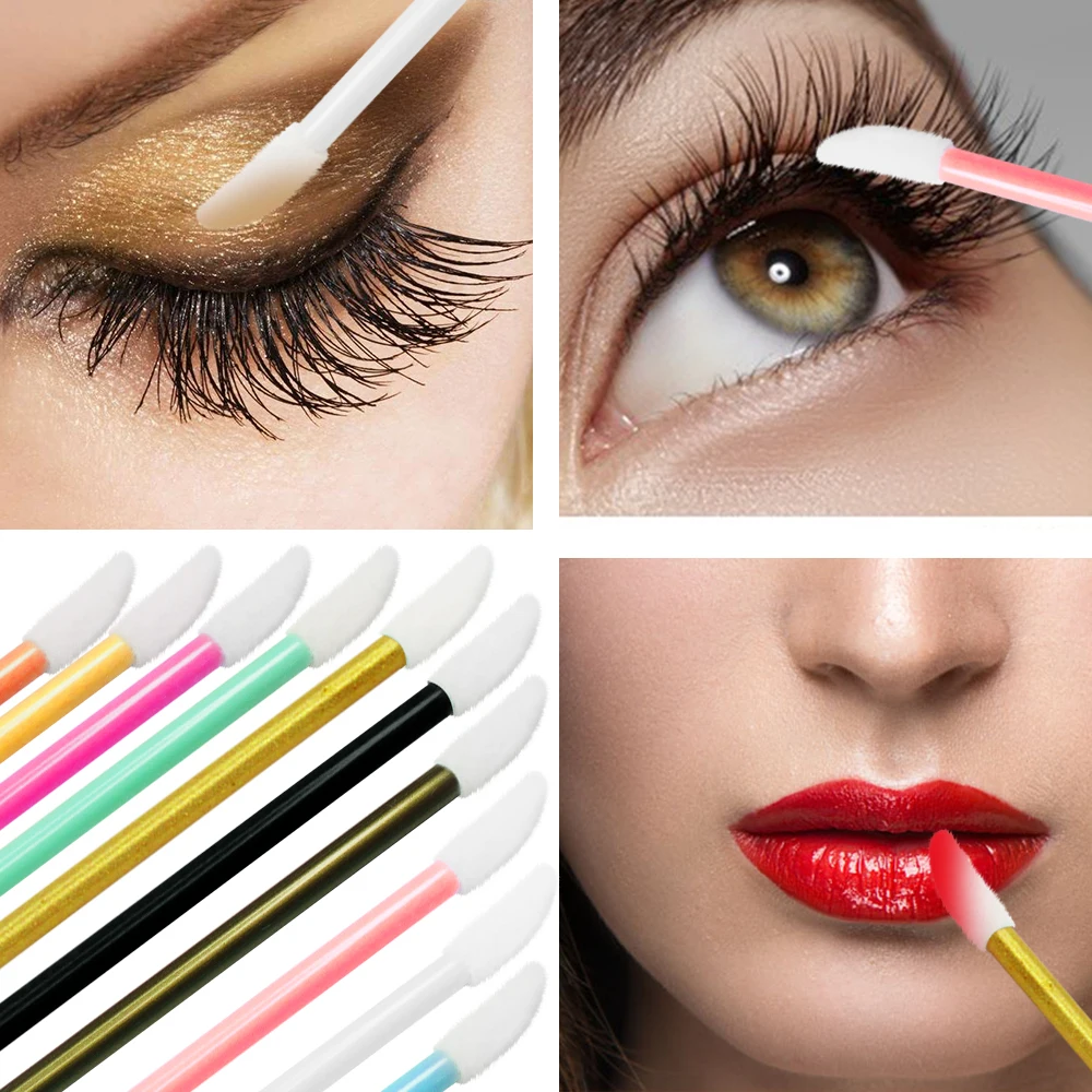 Wholesale Individual Disposable Lip Brush, Custom Packaging Lip Brush Applicator, Custom Packaging Lip Liner Brush