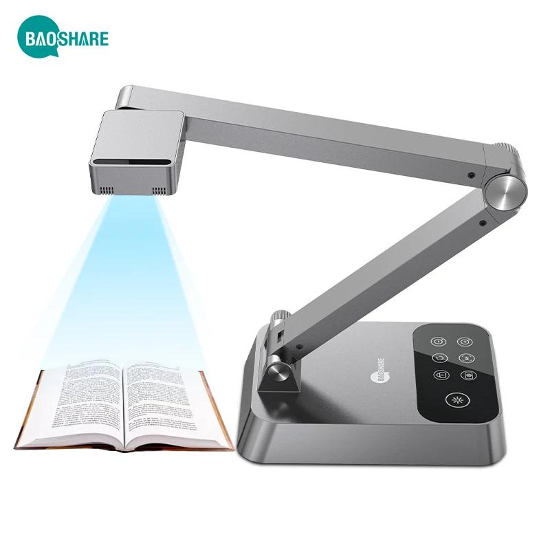 light small free 180 rotation Auto focus 18MP 30FPS Automatic Visual presenter GP1200D  visualizer