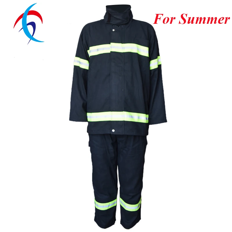 2024 New Design Summer Firefighter Apparel Fireman Clothing for Fire Rescue