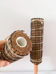 12 inch 30 cm length Wholesale Preserved stackabel moss pole plastic for Creepers Plant Support