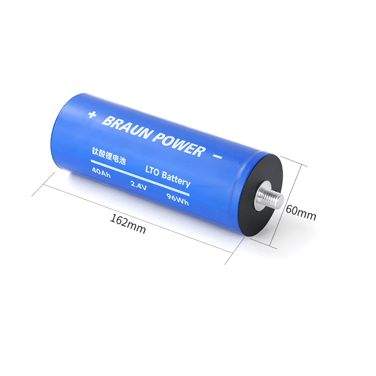 Аккумулятор Braun Power LTO оптовая продажа 66160 ч 40 мАч 2 3 В 4 литий-титанат литий-ионный аккумулятор для автомобильного аудио