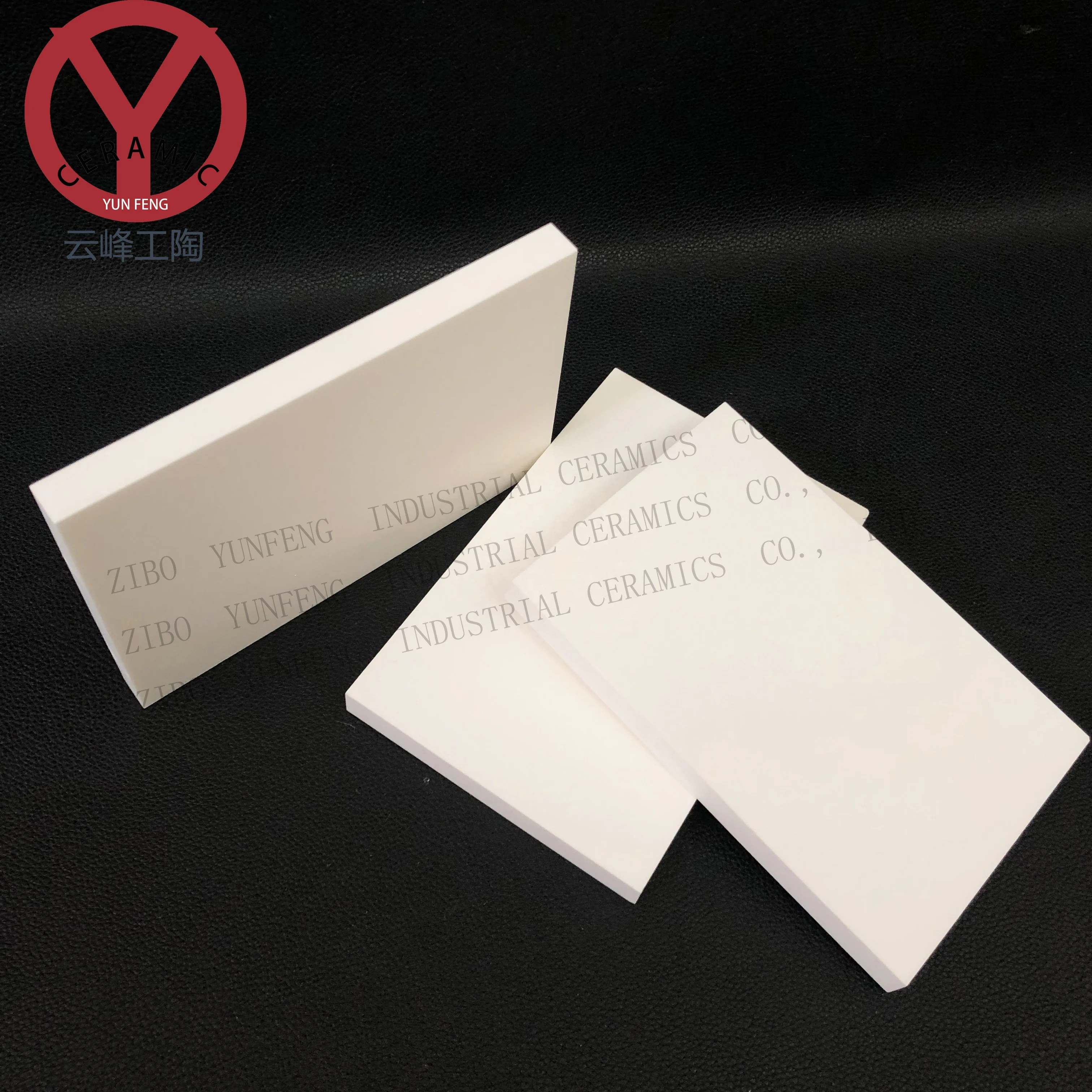 
92% Al2O3 ceramic tile plate for mill lining 