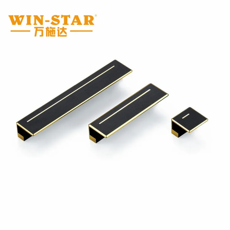 Высококачественная Античная керамическая фурнитура WINSTAR Медная дверь шкафа в форме банта барная с длинной золотой ручкой