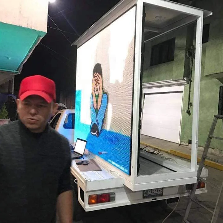 4x3 м 3x3 м наружный rgb p8 Мобильный автомобиль Прицеп грузовик светодиодный экран знак