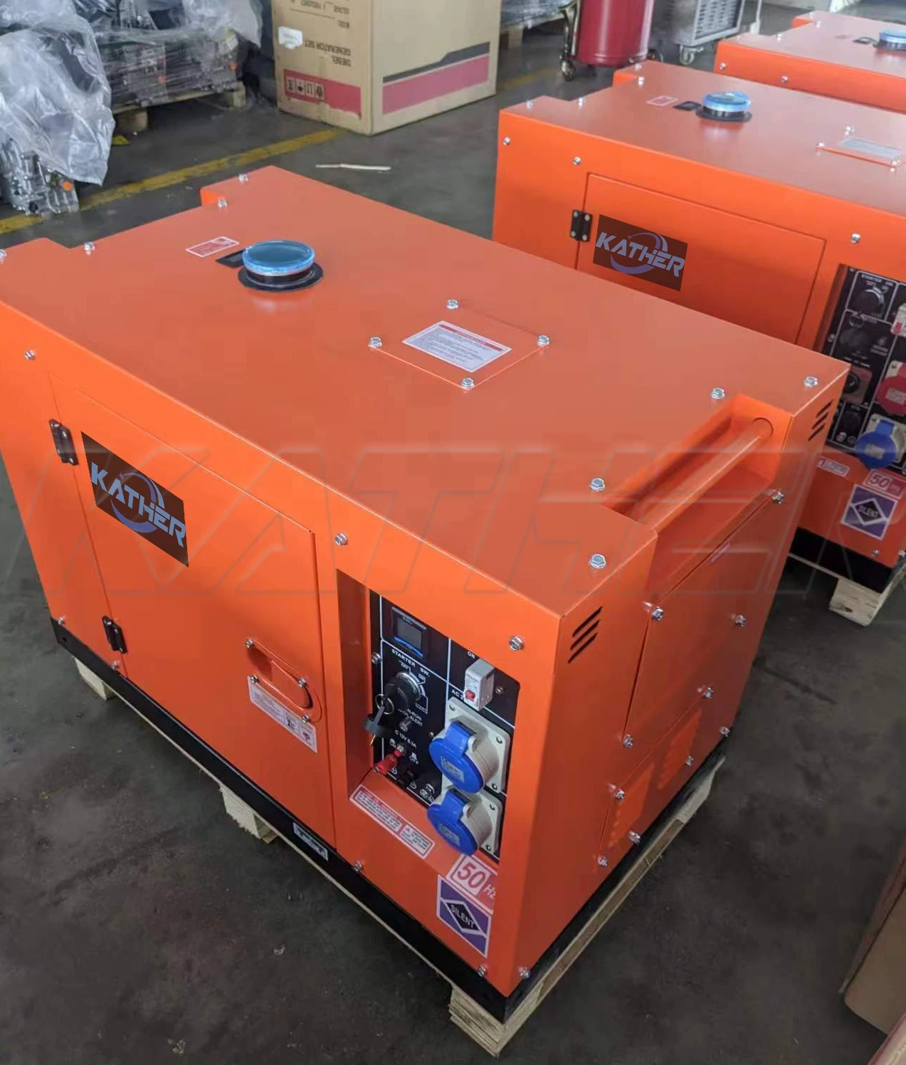 5KVA 8KVA 10KVA 12KVA 15KVA 20KVA Super Silent Diesel Genset Low Noise 1phase 3phase Portable Diesel Generators 20kw 10kw