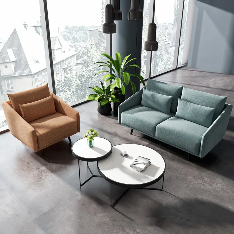 Contemporary Office Sofa Newest Design Office Furniture Waiting Room Sofa Reception Sofa Set Leisure Style