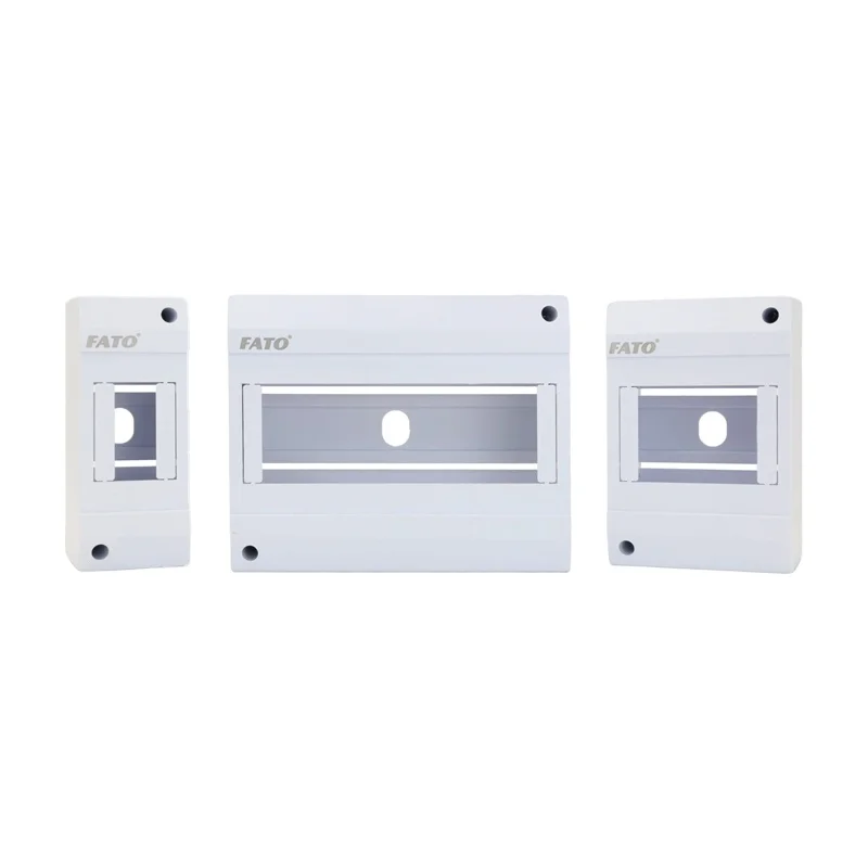 FATO CHG ABS Dustproof Power Distribution Box DIN Rail Junction Protection Case 1Way 2Way 4Way 6Way MCB C45 Distribution Boxes