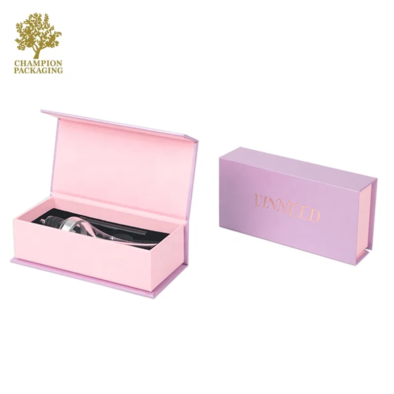 Factory custom luxury flip top cardboard black paper Magnetic gift box packaging with EVA Foam Insert