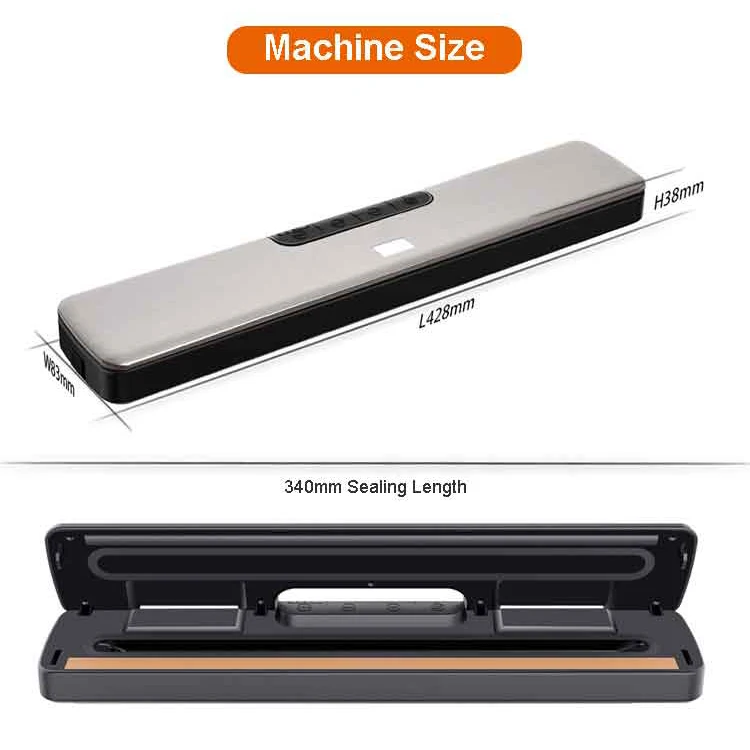 New Arrival Durable Electric Plastic High Quality Hot Sale Dry Wet Food Vacuum Sealer