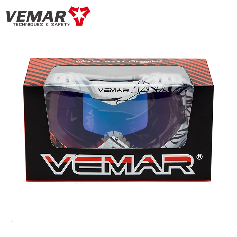 Уличные мотоциклетные очки VEMAR велосипедные спортивные MX для внедорожного лыжного спорта квадроцикла велосипеда гоночные лисы мотокросса