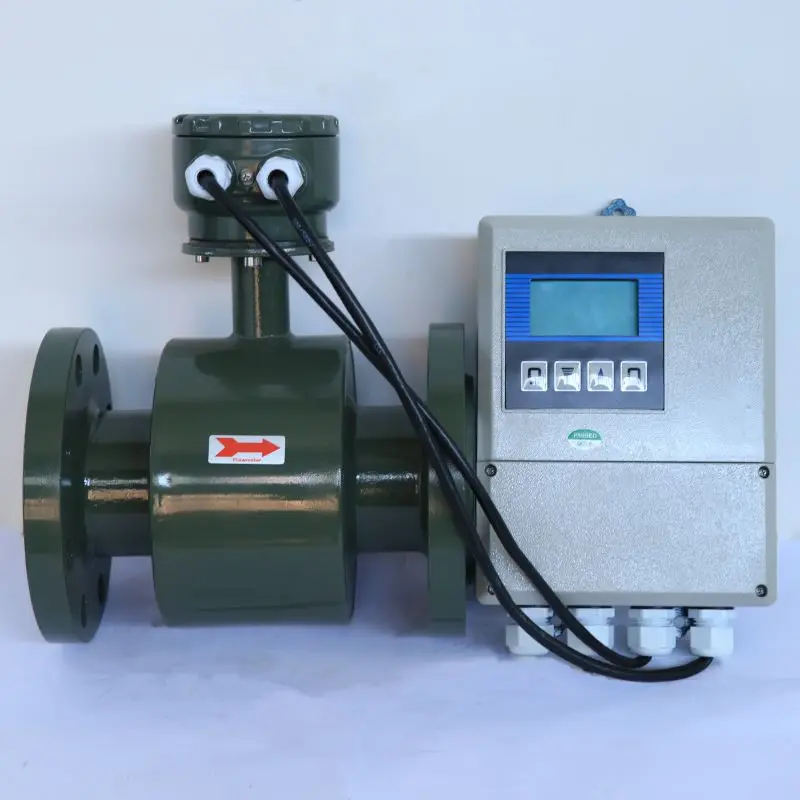 Digital water food grade flowmeter electronic flow meter industrial intelligent sewage water magnetic electromagnetic flowmeter